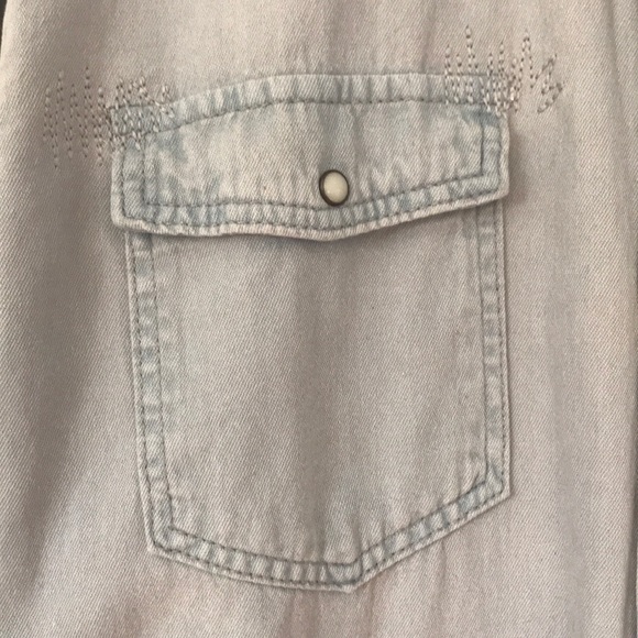 ONLY Jean shirt -stylish ombré wash & raw hemline - Picture 3 of 7